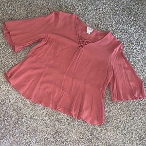 Mauve shirt size small